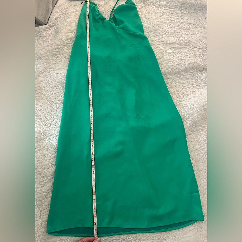 A New Day - Cut Out Maxi Slip Dress - Green - M - Picture 7 of 7